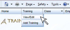Training View Edit